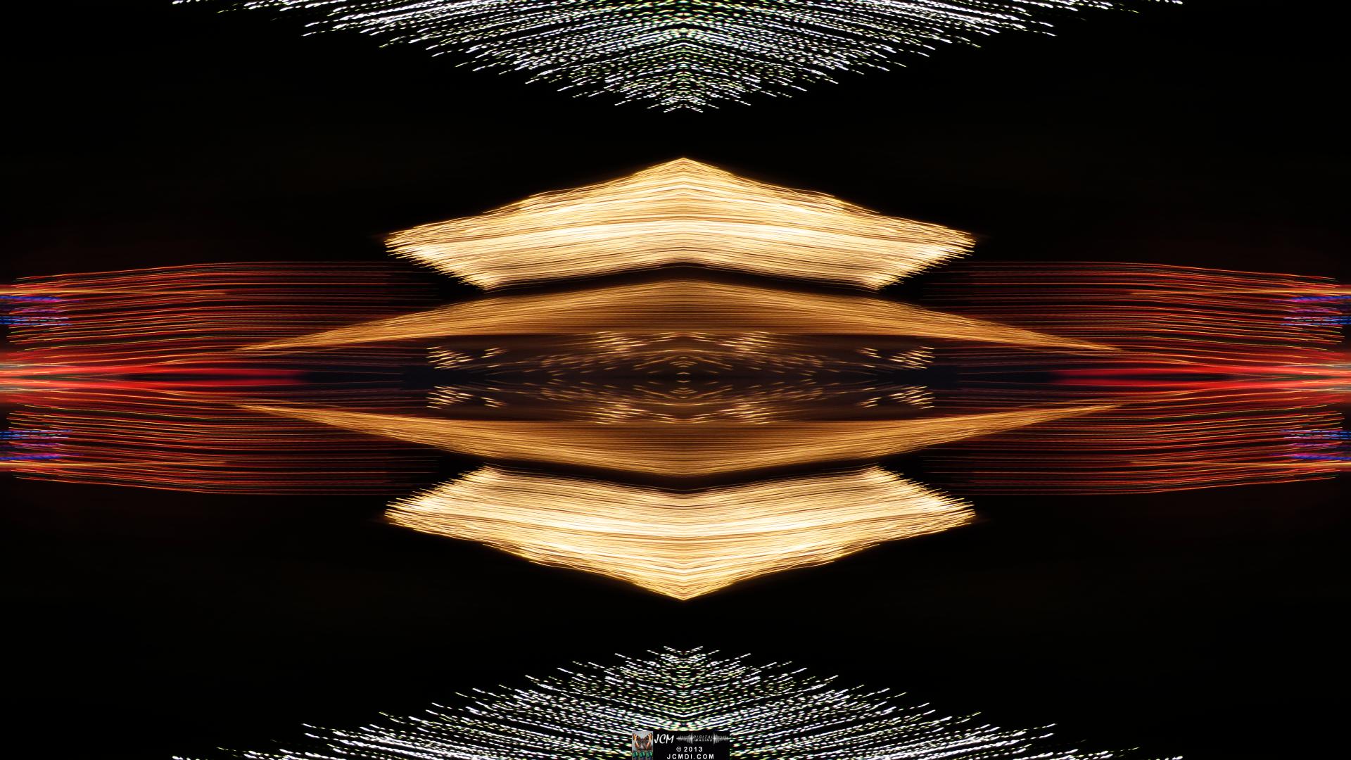 Wakefield Holiday Lightshow 2013 Quadroscopic long exposure artwork